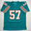 Autographed/Signed Dwight Stephenson HOF 98 Miami Teal Football Jersey JSA COA