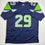 Autographed/Signed Earl Thomas III Seattle Blue Football Jersey Beckett BAS COA