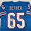 Autographed/Signed Elvin Bethea HOF 03 Tennessee Retro Light Blue Football Jersey JSA COA