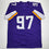 Autographed/Signed Everson Griffen Minnesota Purple Football Jersey JSA COA