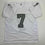 Autographed/Signed Geno Smith Oakland White Color Rush Football Jersey Beckett BAS COA