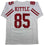 Autographed/Signed George Kittle San Francisco White Football Jersey Beckett BAS COA