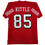 Autographed/Signed George Kittle San Francisco Red Alternate Football Jersey Beckett BAS COA