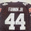 Autographed/Signed Harold Fannin Jr. Cleveland Football Brown Jersey JSA COA