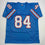 Autographed/Signed Haywood Jeffires Tennessee Retro Light Blue Football Jersey JSA COA