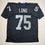 Autographed/Signed Howie Long Oakland White Football Jersey Beckett BAS COA