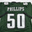 Autographed/Signed Jaelan Phillips Philadelphia Midnight Green Football Jersey PSA/DNA COA