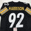 Autographed/Signed James Harrison Pittsburgh Black Football Jersey JSA COA