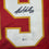 Autographed/Signed Jared Allen Kansas City Red Football Jersey Beckett BAS COA