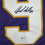 Autographed/Signed Jared Allen Minnesota Purple Football Jersey Beckett BAS COA