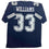 Autographed/Signed Javonte Williams Dallas Blue Football Jersey Beckett BAS COA