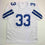 Autographed/Signed Javonte Williams Dallas White Football Jersey Beckett BAS COA