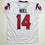 Autographed/Signed Jaylin Noel Houston White Football Jersey JSA COA
