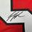 Autographed/Signed Jessie Tuggle Atlanta Red Football Jersey JSA COA