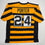 Autographed/Signed Joey Porter Jr. Pittsburgh Bumble Bee Football Jersey JSA COA