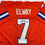 Autographed/Signed John Elway Denver Orange Retro Football Jersey JSA COA