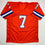 Autographed/Signed John Elway Denver Orange Retro Football Jersey JSA COA