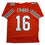 Autographed/Signed Josh Cribbs Cleveland Football Orange Jersey JSA COA