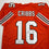 Autographed/Signed Josh Cribbs Cleveland Football Orange Jersey JSA COA
