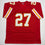 Autographed/Signed Kareem Hunt #27 Kansas City Red Football Jersey PSA/DNA COA