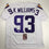 Autographed/Signed Kevin Williams Minnesota White Football Jersey JSA COA
