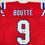 Autographed/Signed Kayshon Boutte New England Red Football Jersey Beckett BAS COA