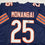 Autographed/Signed Kyle Monangai Chicago Blue Football Jersey JSA COA