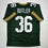 Autographed/Signed Leroy Butler HOF 2022 Green Bay Green Football Jersey JSA COA
