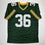Autographed/Signed Leroy Butler HOF 2022 Green Bay Green Football Jersey JSA COA