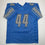 Autographed/Signed Malcolm Rodriguez Detroit Blue Football Jersey Beckett BAS COA