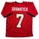 Autographed/Signed Martin Gramatica Tampa Bay Red Football Jersey JSA COA