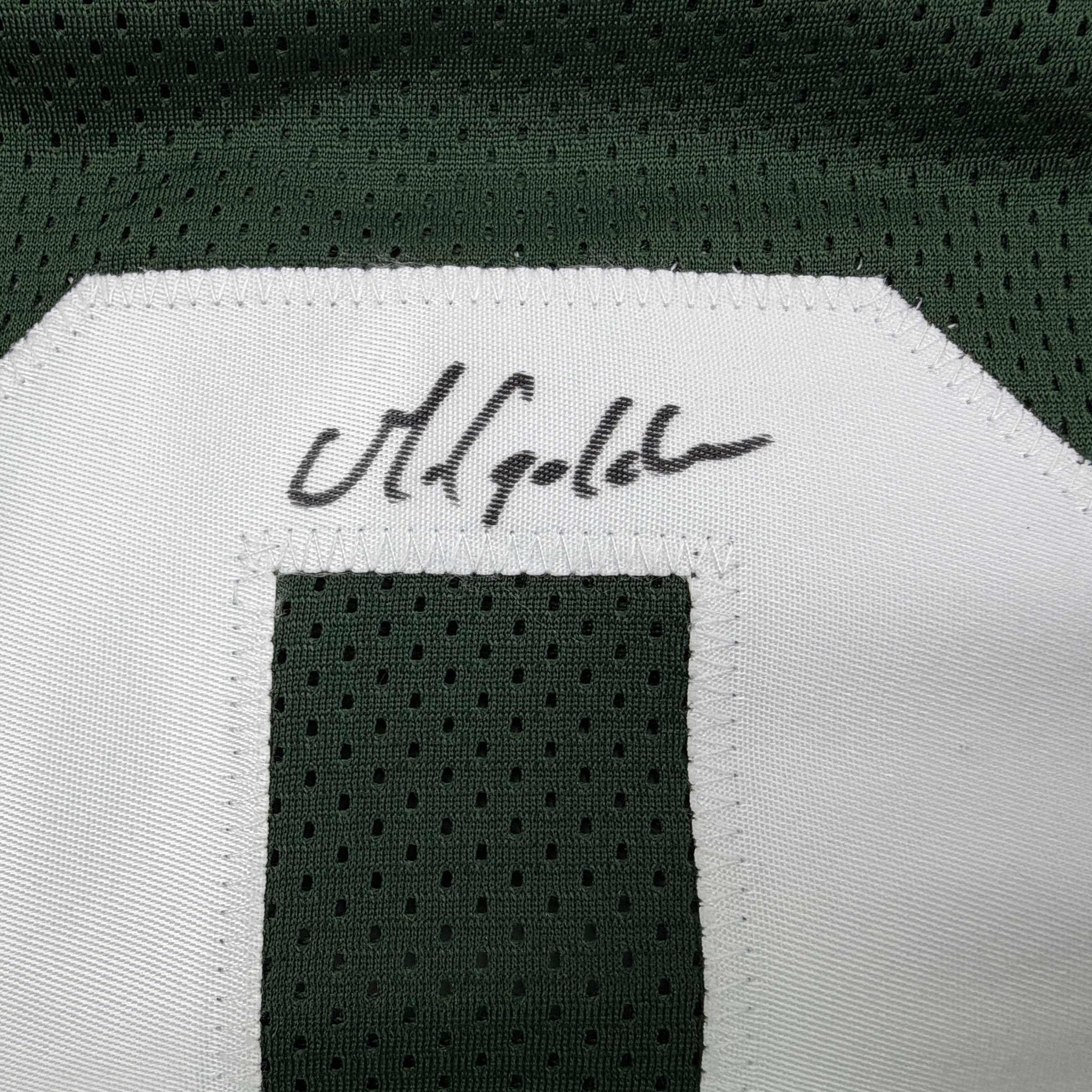 Autographed/Signed Matthew Golden Green Bay Green Football Jersey Beckett BAS COA