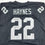 Autographed/Signed Michael Mike Haynes HOF 97 Oakland Black Football Jersey Beckett BAS COA
