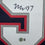 Autographed/Signed Milton Williams New England Blue Football Jersey Beckett BAS COA