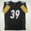Autographed/Signed Minkah Fitzpatrick Pittsburgh Black Football Jersey JSA COA