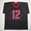 Autographed/Signed Nico Collins Houston H-Town Black Football Jersey JSA COA