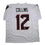 Autographed/Signed Nico Collins Houston White Football Jersey JSA COA