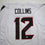 Autographed/Signed Nico Collins Houston White Football Jersey JSA COA