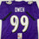 Autographed/Signed Odafe Oweh Baltimore Purple Football Jersey JSA COA