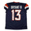 Autographed/Signed Pat Bryant II Denver Blue Pro Cut Football Jersey JSA COA