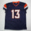 Autographed/Signed Pat Bryant II Denver Blue Pro Cut Football Jersey JSA COA