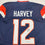 Autographed/Signed R.J RJ Harvey Denver Blue Football Jersey JSA COA