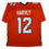 Autographed/Signed R.J RJ Harvey Denver Orange Football Jersey JSA COA
