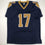 Autographed/Signed Robert Woods Los Angeles LA Dark Blue Football Jersey JSA COA