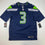 Autographed/Signed Russell Wilson Seattle Seahawks Blue Authentic Football Jersey Beckett BAS COA