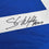 Autographed/Signed Shaun Alexander Seattle Blue Football Jersey Beckett BAS COA