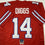 Autographed/Signed Stefon Diggs Buffalo Red Football Jersey Beckett BAS COA