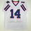 Autographed/Signed Stefon Diggs Buffalo White Football Jersey Beckett BAS COA