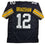 Autographed/Signed Terry Bradshaw Pittsburgh Black Football Jersey Beckett BAS COA