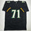 Autographed/Signed Tony Boselli HOF 22 Jacksonville Black Football Jersey Beckett BAS COA